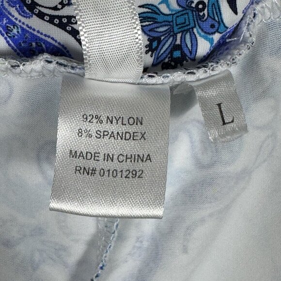 Lulu B Athletic Skort Size Large Zip Pocket Slit Stretch Nylon Skirt Shorts Golf - Picture 10 of 15